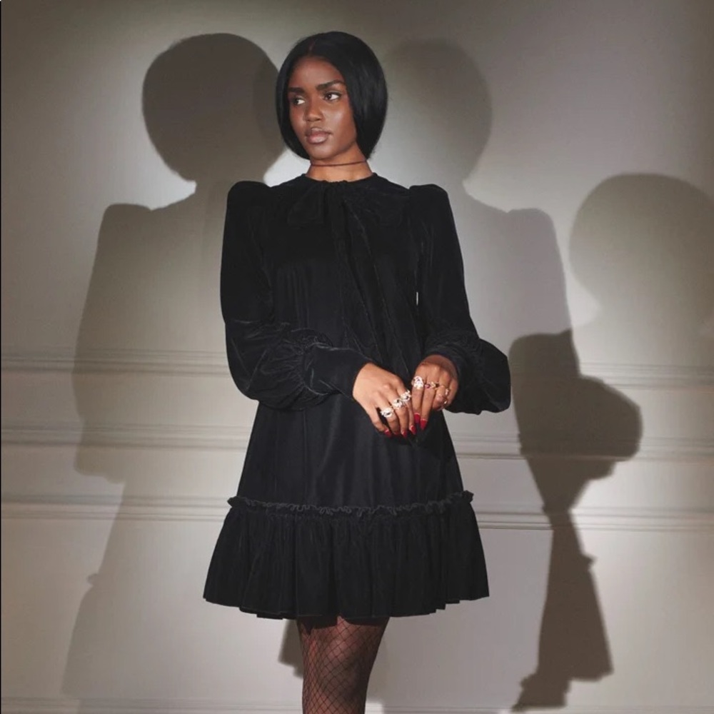 The Vampire’s Wife x H&M - black velvet dress